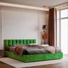 Panele tapicerowane 70x15 cm na ścianę magic velvet zielony - Miniaturka zdjęcia nr 5