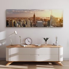 Obraz Do Biura Panorama NOWEGO YORKU Miasto Architektura 145x45cm - Miniaturka zdjęcia nr 8