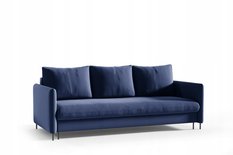 Kanapa BELISSA 216x91x95 cm sofa z funkcją spania z pojemnikiem RIVIERA  jasnoszara do salonu - Miniaturka zdjęcia nr 9