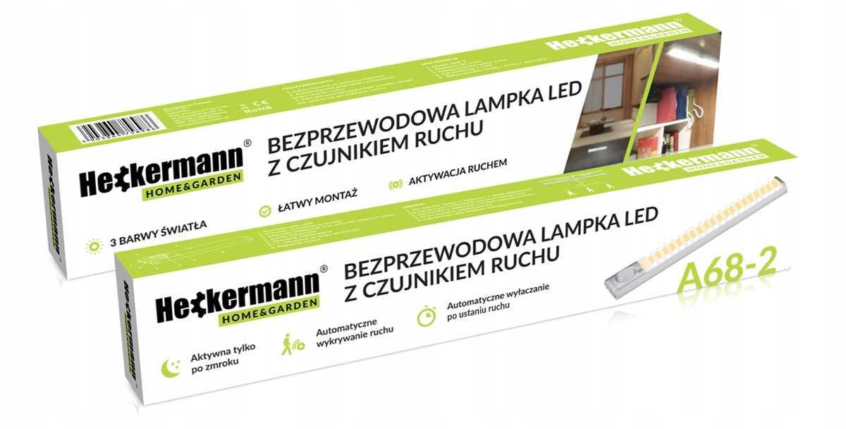 Lampa z detektorem ruchu 80LED 22cm Heckermann A68-2 Tricolor nr. 15