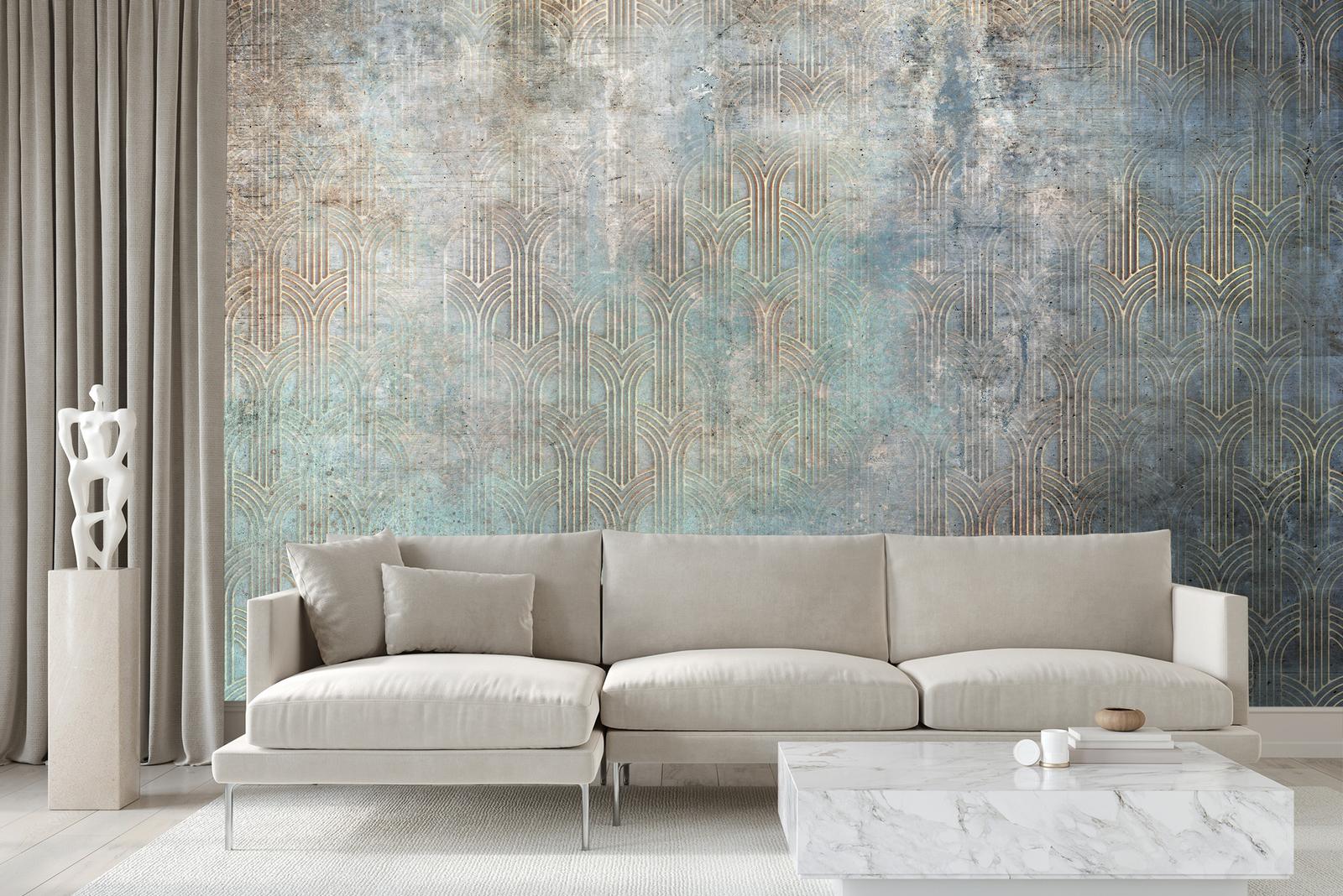 Fototapeta Do Salonu ABSTRAKCYJNY Wzór Mural Beton Glamour nr. 5
