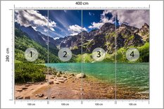 Fototapeta Jezioro Morskie Oko w Tatrach Dekoracja Ścienna do Salonu - Miniaturka zdjęcia nr 2