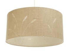 Lampa wisząca BOHO beżowa abażur z juty lekki roślinny wzór do salonu sypialni biura - Miniaturka zdjęcia nr 3