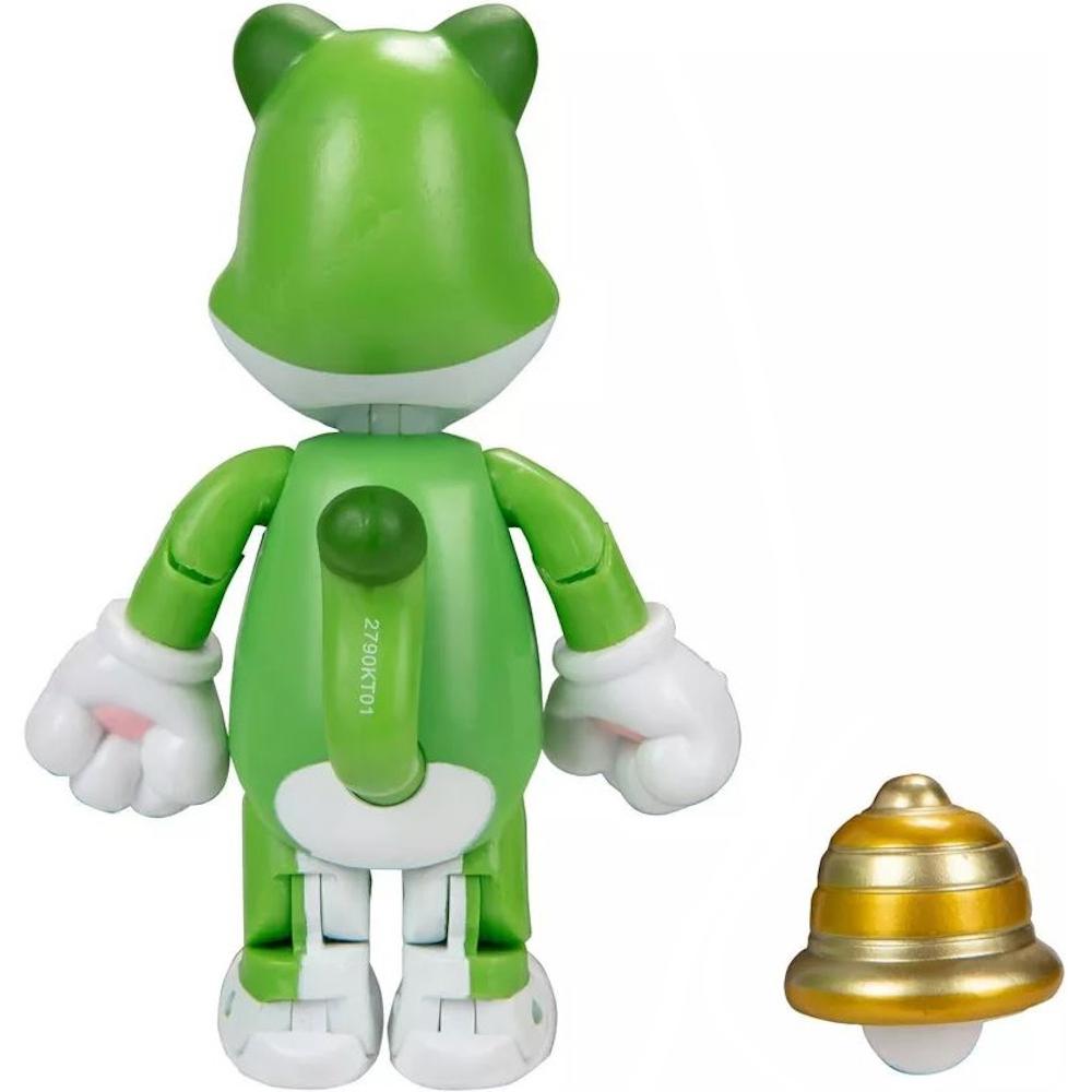 ORYGINALNA RUCHOMA FIGURKA CAT LUIGI + SUPER BELL SUPER MARIO JAKKS PACIFIC  nr. 5