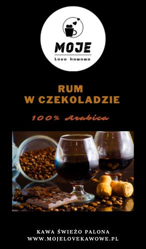 Kawa smakowa Rum w czekoladzie 250g ziarnista