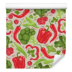 Tapeta warzywa papryka chili przyprawy do kuchni - Miniaturka zdjęcia nr 6