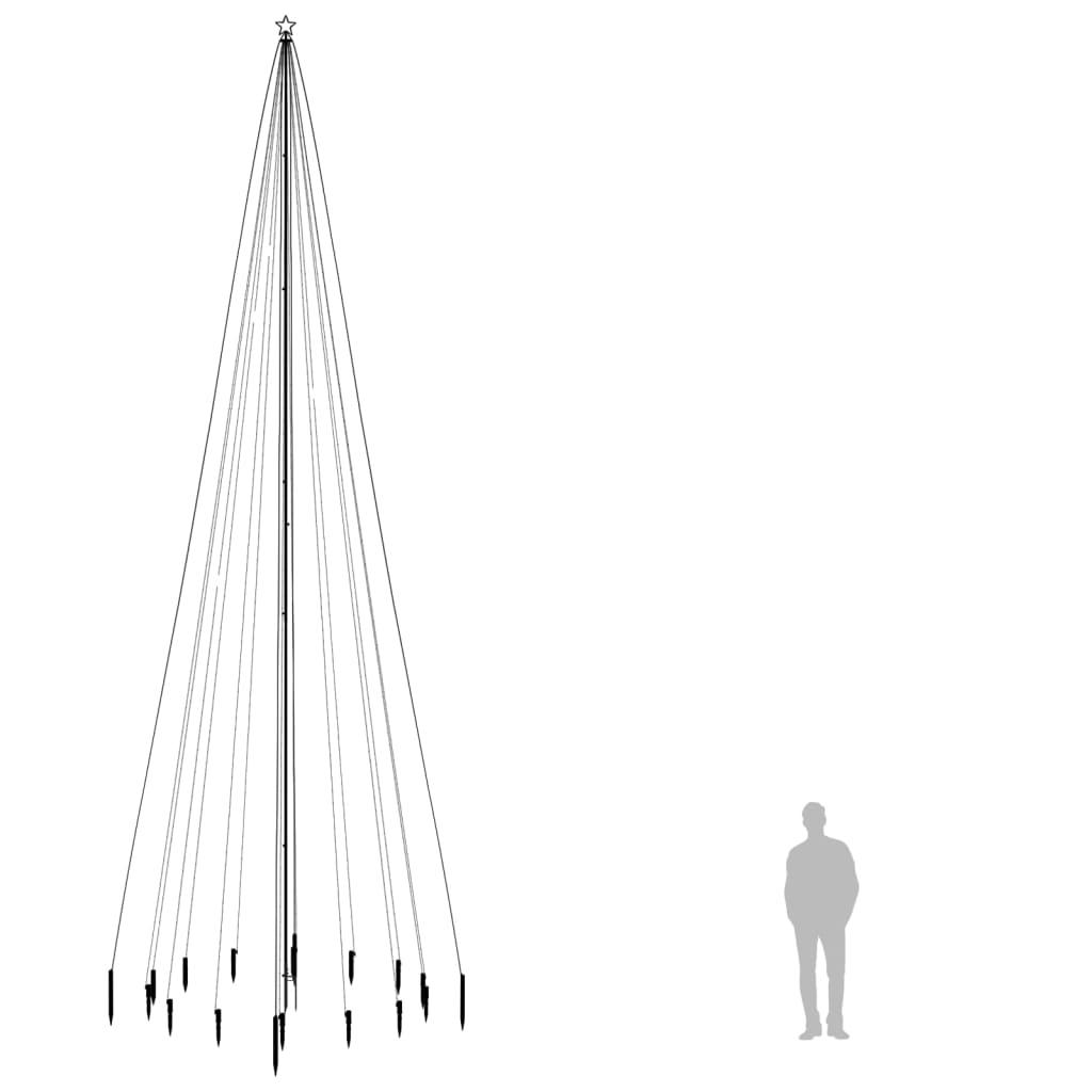 Choinka 800 cm z kołkiem gruntowym 1134 LED świąteczna do ogrodu nr. 9