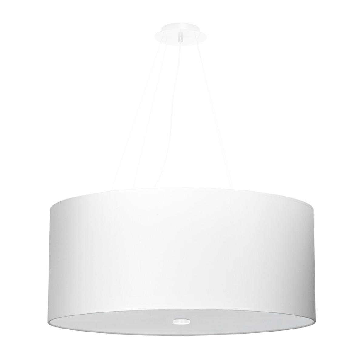 Żyrandol OTTO 115x60x60cm biała lampa wisząca E27 do salonu