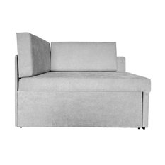 Narożnik Viluś 108x81x78 cm sofa jednoosobowa do pokoju salonu z funkcją spania i przechowywania dla dzieci szary - Miniaturka zdjęcia nr 5