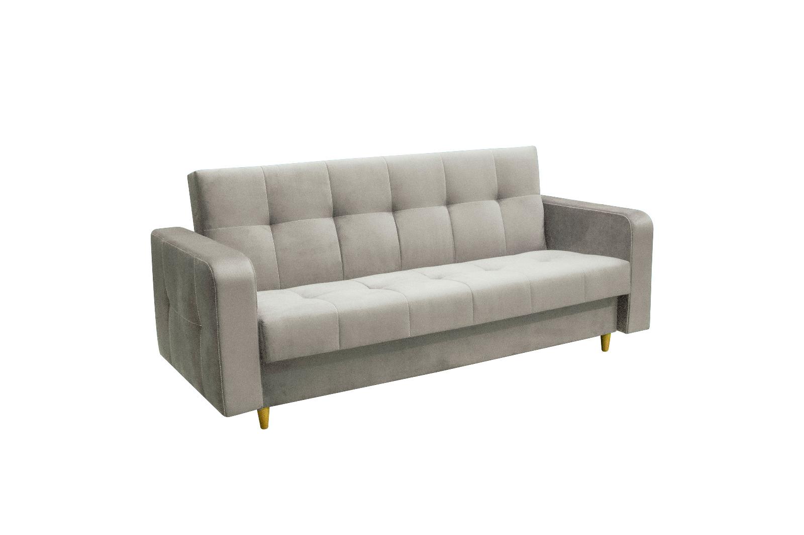 Elegancka sofa SCARLETT z drewnianymi nóżkami do salonu  nr. 5