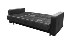 Wygodna sofa SCARLETT z drewnianymi nóżkami do salonu - Miniaturka zdjęcia nr 10