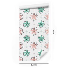 Tapeta Ścienna Dla Dzieci KOLOROWE Wesołe Gwiazdki 53x1000  - Miniaturka zdjęcia nr 2