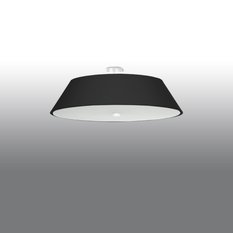 Plafon VEGA 70 czarny 25x70x70cm E27 nowoczesna lampa do salonu - Miniaturka zdjęcia nr 2