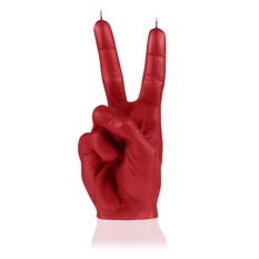 Świeca Hand PEACE Red