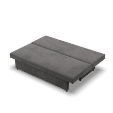 Kanapa 3-osobowa NOLA 191x92x91 cm sofa rozkładana z pojemnikiem do pokoju do salonu szara - Miniaturka zdjęcia nr 3