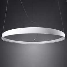 Żyrandol RIO 150x110x110cm biała nowoczesna lampa LED do salonu  - Miniaturka zdjęcia nr 6