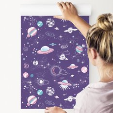 Tapeta Do Pokoju Chłopca Gwiazdy KOSMOS Planety  - Miniaturka zdjęcia nr 5