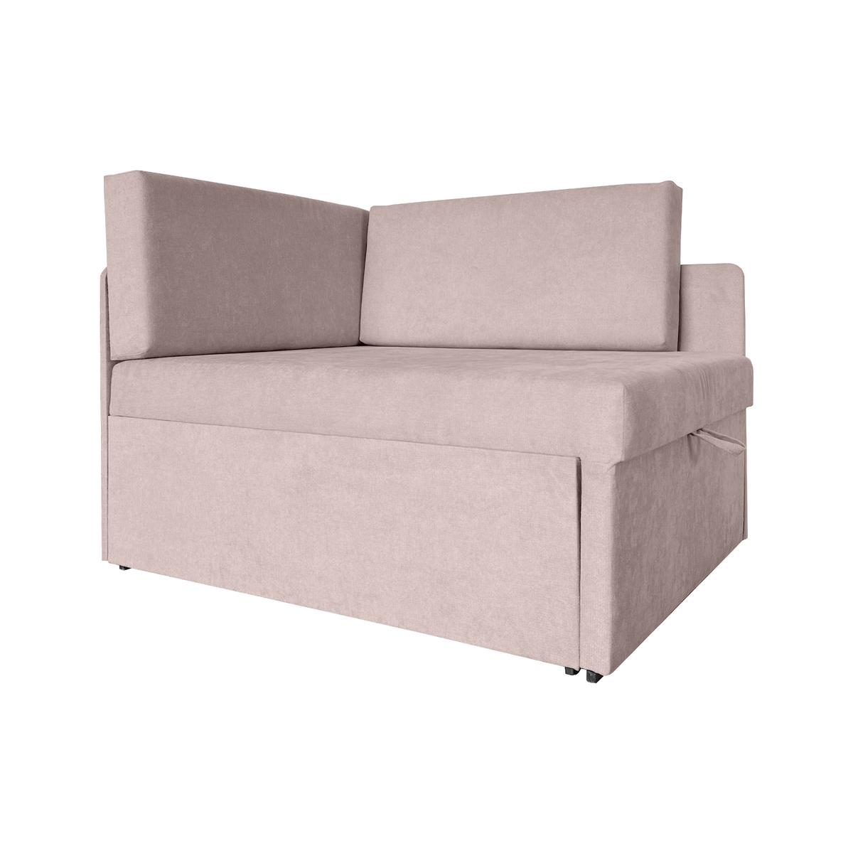 Narożnik Viluś 108x81x78 cm sofa jednoosobowa do pokoju salonu z funkcją spania i przechowywania dla dzieci różowy nr. 2