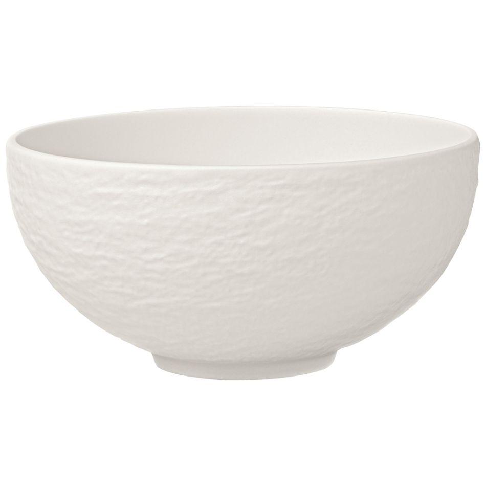 Miska do zupy 12,5 cm Manufacture Rock Blanc Villeroy & Boch biała do jadalni nr. 1