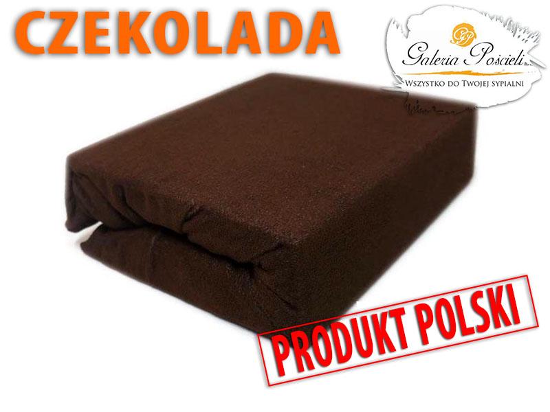 Prześcieradło frotte 200x220cm CZEKOLADA nr. 2