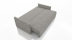 Kanapa Bianca 90x207x93 cm z funkcją spania do salonu rozkładana lambi brązowa - Miniaturka zdjęcia nr 6