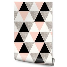 Tapeta Kolorowe TRÓJKĄTY Geometryczne Wzory Retro 53x1000  - Miniaturka zdjęcia nr 1