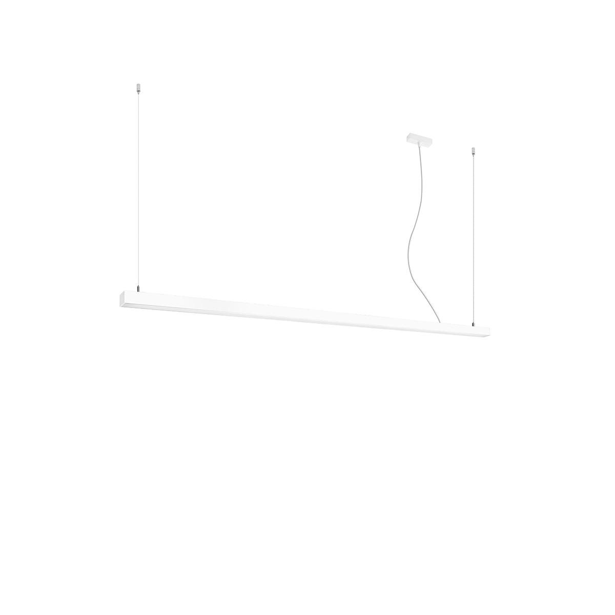 Lampa wisząca PINNE 200 biała 3000K 150x6x200cm nowoczesna LED do salonu nr. 1