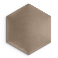 Panele tapicerowane 26x30 cm na ścianę hexagon beżowy - Miniaturka zdjęcia nr 2