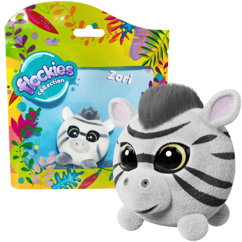 FLOCKIES COLLECTION TM TOYS FIGURKA KOLEKCJONERSKA ZEBRA ZORI