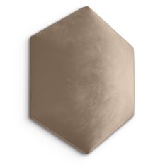 Panele tapicerowane  35x40 cm na ścianę hexagon beżowy - Miniaturka zdjęcia nr 1
