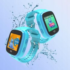 Zegarek Locon Watch Video smartwatch opaska dla dziecka GPS niebieski - Miniaturka zdjęcia nr 3