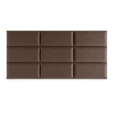 Panele tapicerowane 50x30 na ścianę prostokąt brązowy - Miniaturka zdjęcia nr 4