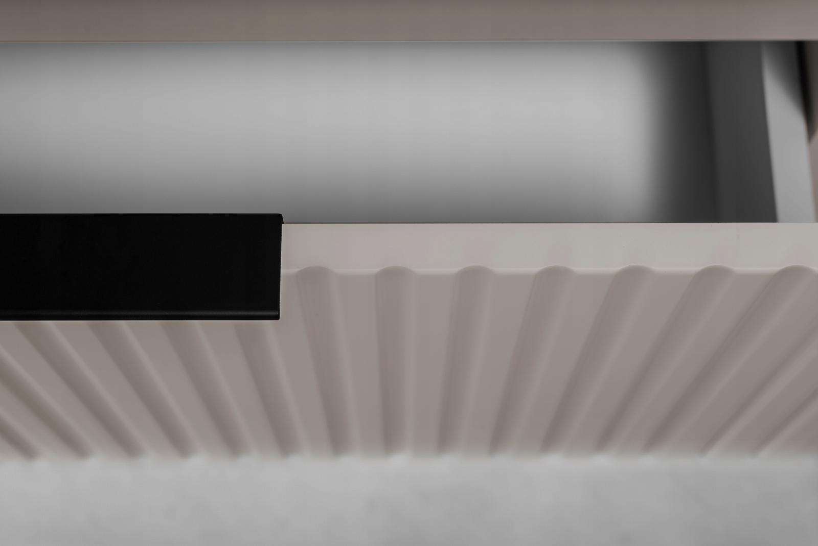 Szafka łazienkowa FLOW 80 cm z umywalką z nogami metalowymi kaszmir nr. 7