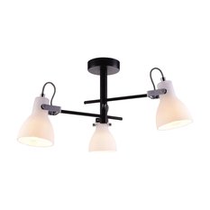 Lampa sufitowa K-8110 KANTI 50x26x50 cm do salonu lub pokoju biały/czarny - Miniaturka zdjęcia nr 1