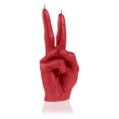 Świeca Hand PEACE Red - Miniaturka zdjęcia nr 2