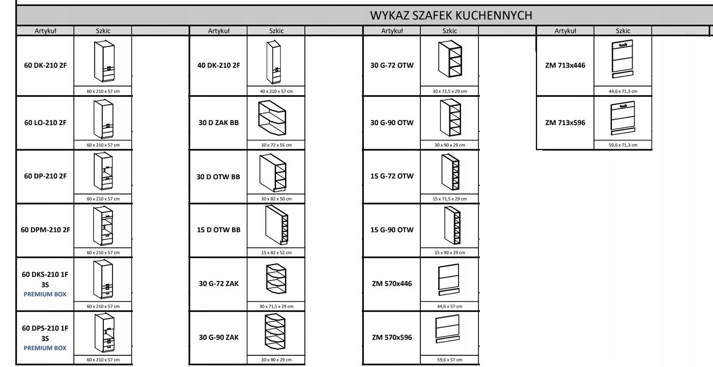 Szafka kuchenna górna 60x57x36 cm wisząca nadstawka uchylna z cichym domykiem dąb artisan biały połysk do kuchni nr. 6