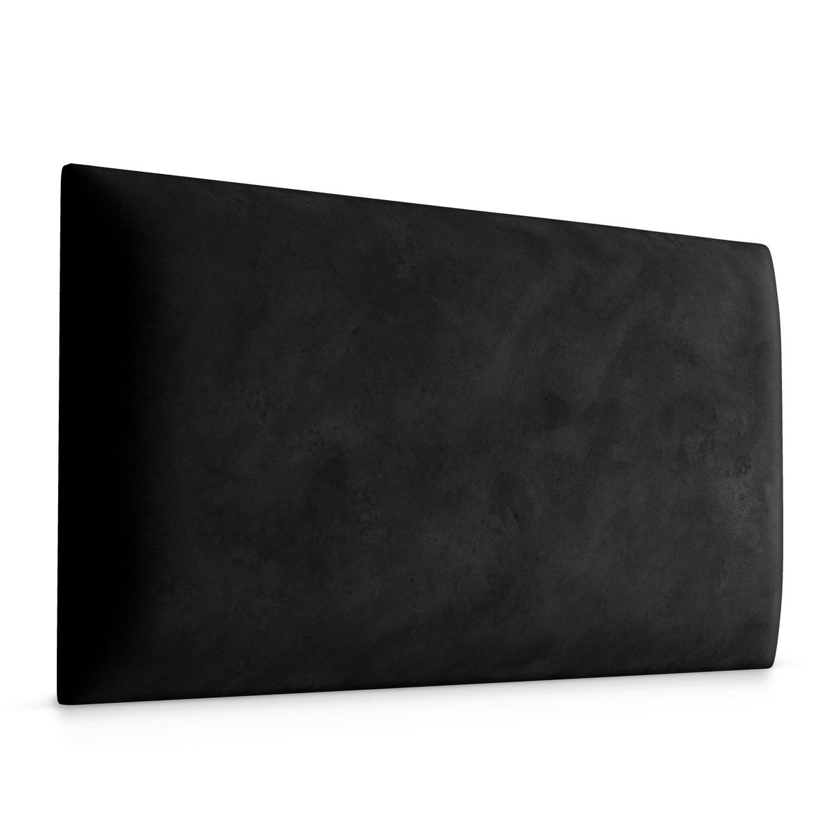 Panele tapicerowane 60x30 cm na ścianę prostokąt czarny