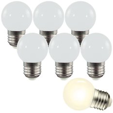 Zestaw 6x Żarówka LED G45 E27 3W