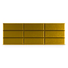 Panele tapicerowane  50x15 cm na ścianę magic velvet żółty - Miniaturka zdjęcia nr 4