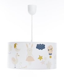 Lampa dziecięca ZAJĄCZEK SWEET DREAMS biała do pokoju dziecka - Miniaturka zdjęcia nr 3