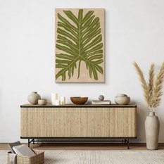 Obraz Do Salonu Geometryczny Liść Abstrakcja Styl Boho 80x120cm - Miniaturka zdjęcia nr 7