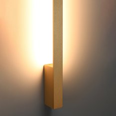 Kinkiet LAHTI S złoty LED 3000K 50x6.5x4cm nowoczesna lampa LED do salonu - Miniaturka zdjęcia nr 4