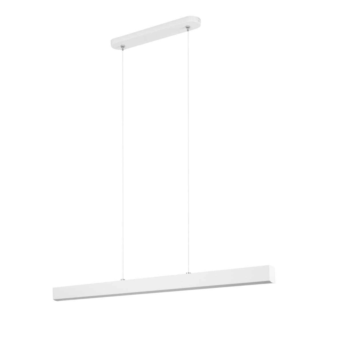 Lampa wisząca 76x6x150 cm LED z metalu wymienny LED biała 4000K do salonu