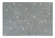 Dywan dziecięcy High Dots Silver 120x170 cm do pokoju dziecięcego szary w kropki - Miniaturka zdjęcia nr 5