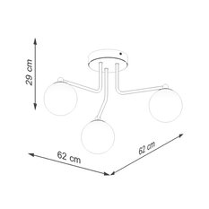 Żyrandol ASTRAL 3 biały 29x62x62cm 3xG9 - Miniaturka zdjęcia nr 8