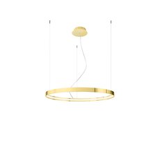 Żyrandol RIO 78 złoty połysk LED 150x78x78cm nowoczesna lampa wisząca LED do salonu - Miniaturka zdjęcia nr 1