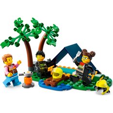 Zestaw klocków lego city terenowy wóz strażacki z łodzią ratunkową 60412 dla dziecka - Miniaturka zdjęcia nr 3