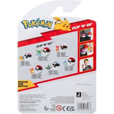 POKEMON CLIP 'N' GO ZESTAW JAZWARES ORYGINALNA FIGURKA SQUIRTLE + POKE BALL - Miniaturka zdjęcia nr 3