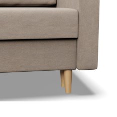 Narożnik BLANK 294x140x88 cm z funkcją spania kształtu do salonu kronos żółty - Miniaturka zdjęcia nr 10