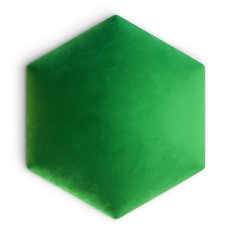 Panele tapicerowane 26x30 cm hexagon magic velvet zielony - Miniaturka zdjęcia nr 2